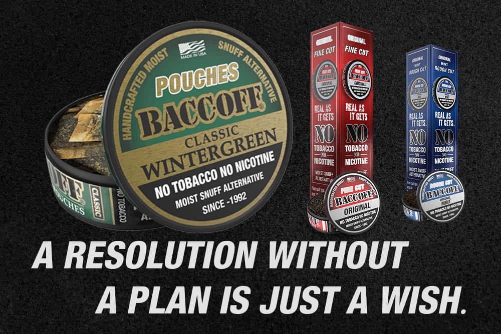 dip cans with the words, a new year's resolution plan is just a wish