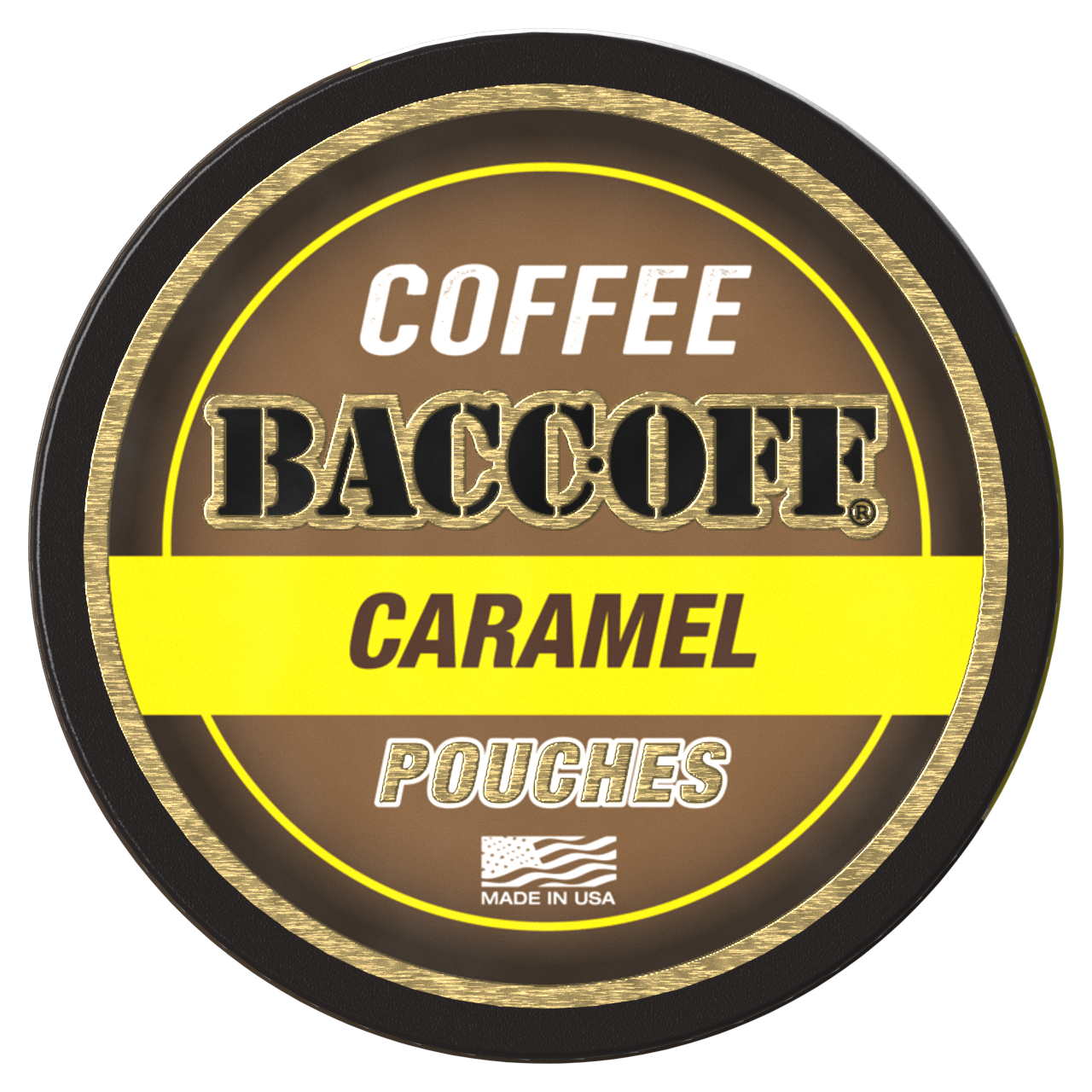 Baccoff Coffee Caramel Pouches container 