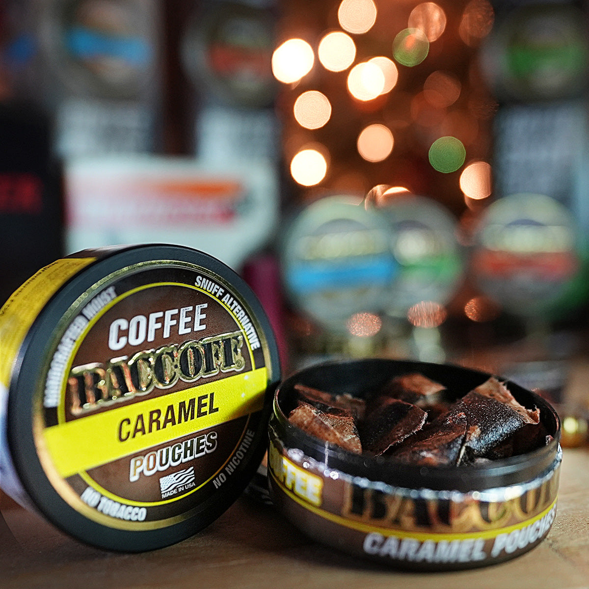 coffee dip tobacco TeaZa Dark Roast Bundle - Herbal Pouches - Nicotine Free Energize your day with Jakes Mint Chew Bold Brew Coffee Pouches that are smooth Cowboy Coffee Chew (Pack of