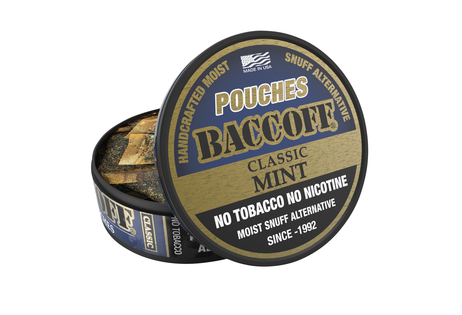 Baccoff Pouches Classic Mint snuff container