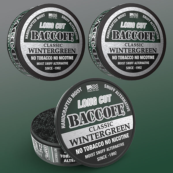 BaccOff Classic Wintergreen Long Cut – DipStop