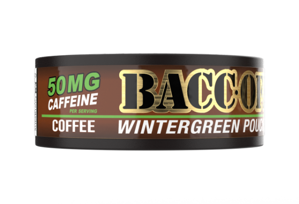 Bacon caffeinated Wintergreen Coffee Pouches.