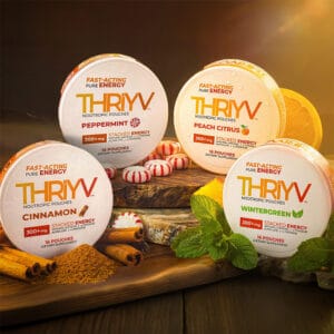 thriyv energy caffeine nootropic pouches