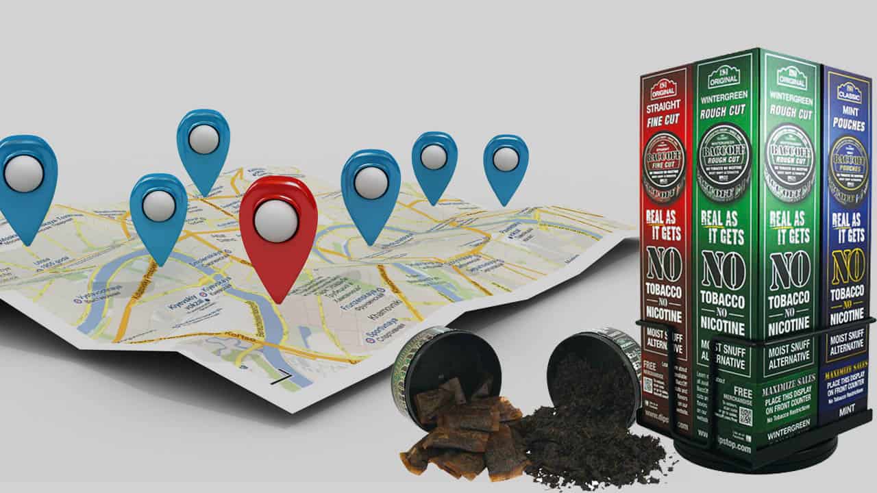 back off tobacco products BaccOff Store Locator