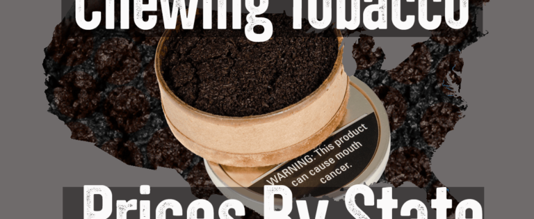 chewing tobacco prices by state
